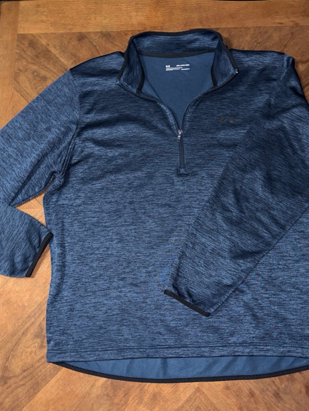Under Armour Men’s Heathered Navy Half-Zip Performance Pullover